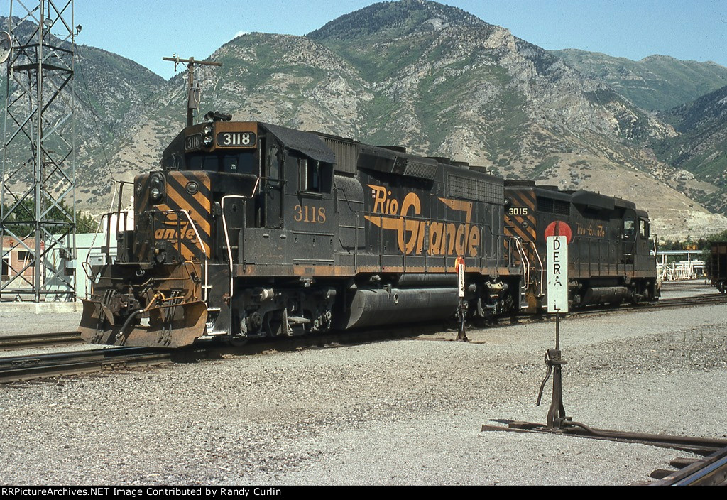 DRGW 3118 at Provo